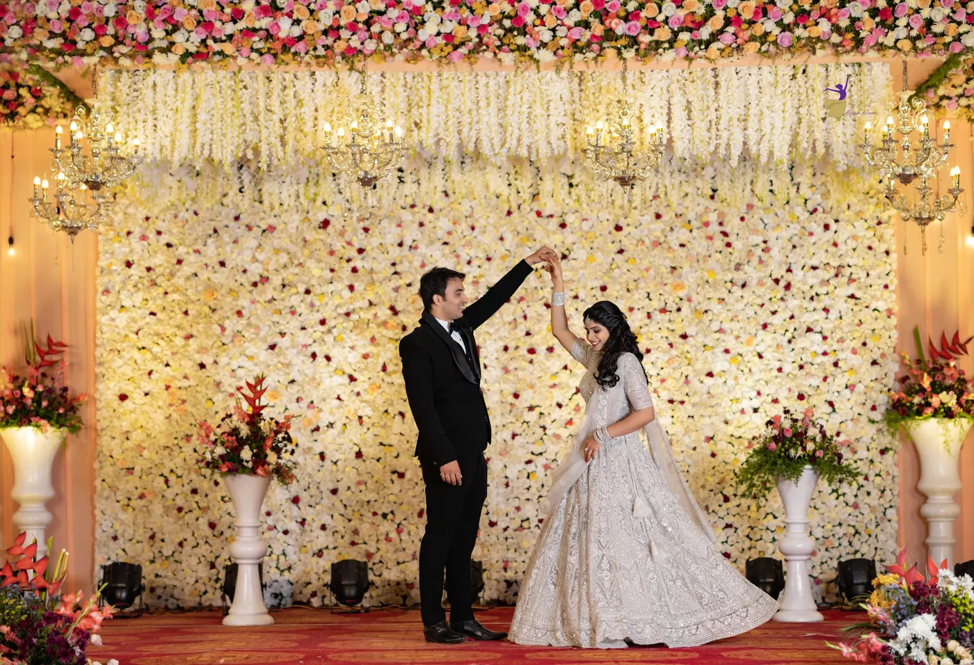 Wedding guests gathered outdoors, Hyderabad