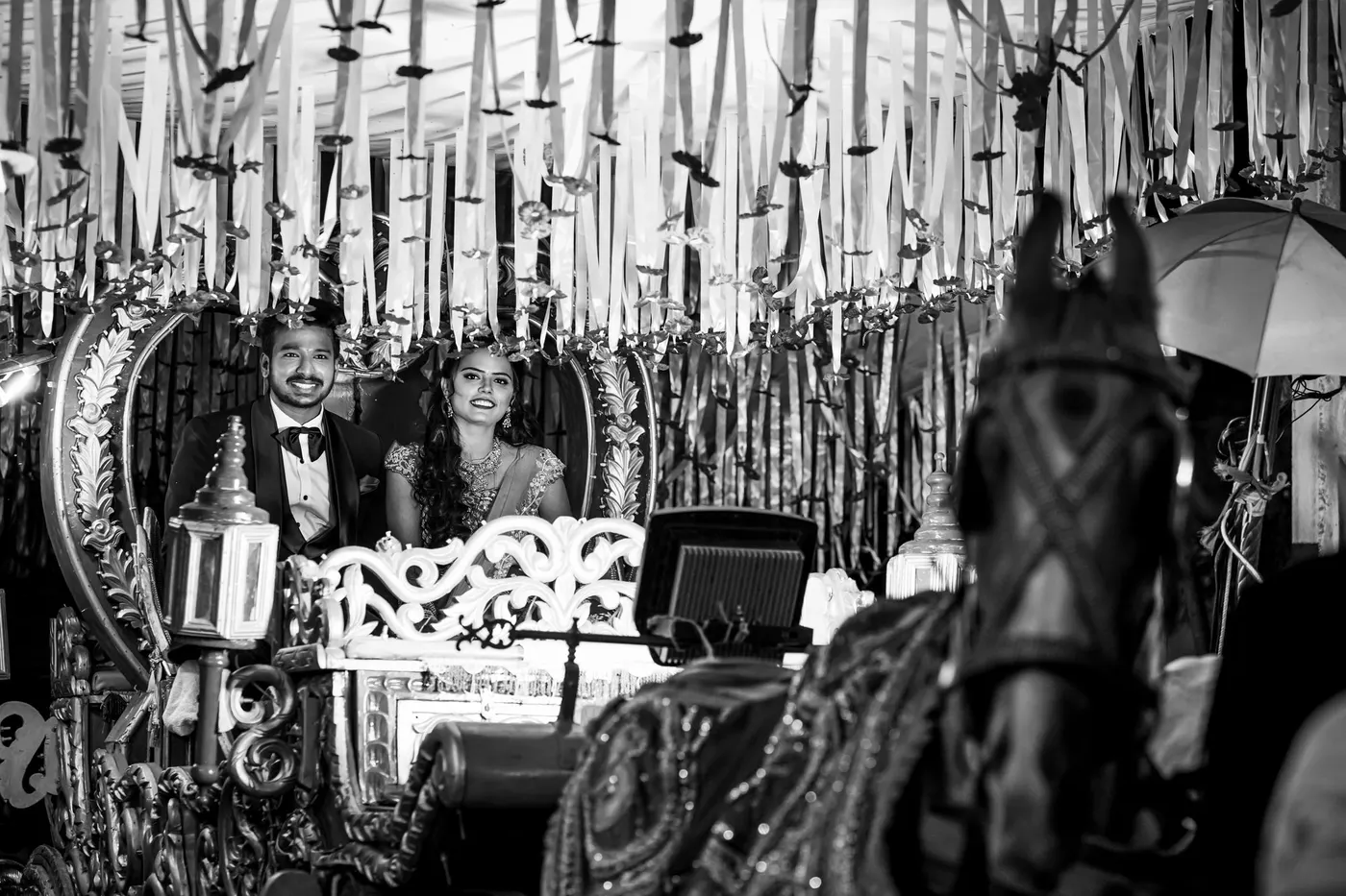 Candid celebration under event lights, Hyderabad