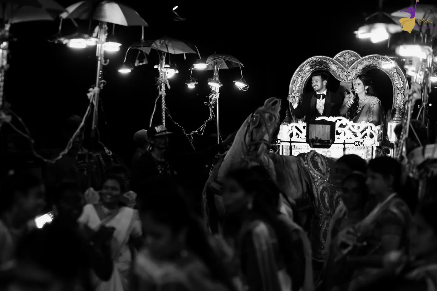 Festive moment at a Hyderabad wedding