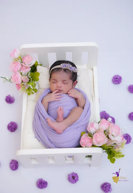 Baby close-up portrait, Hyderabad studio photoshoot