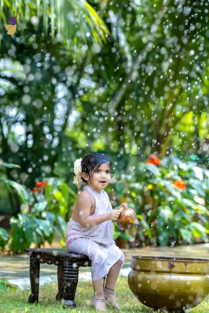 Bright baby portrait, Hyderabad baby session