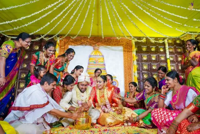 Couple wedding candid, Hyderabad