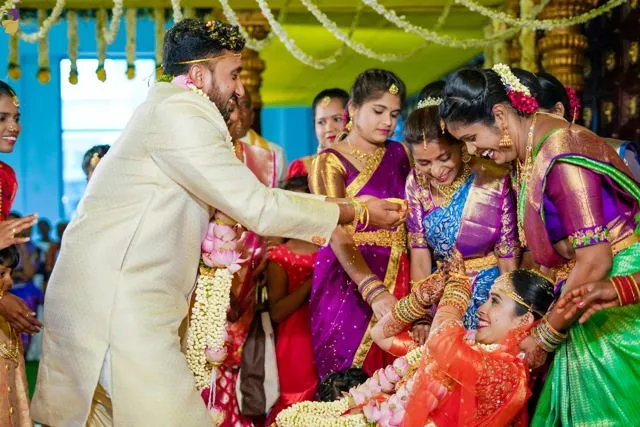 Wedding ritual with family, Hyderabad