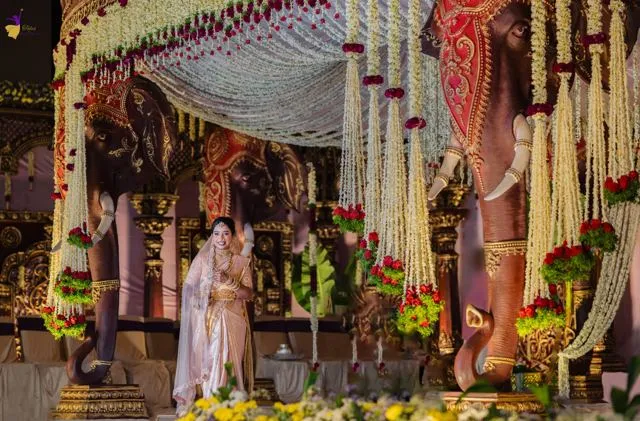 Bridal portrait at a Telugu wedding, Hyderabad