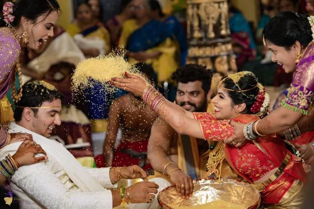 Wedding ceremony portrait, Hyderabad