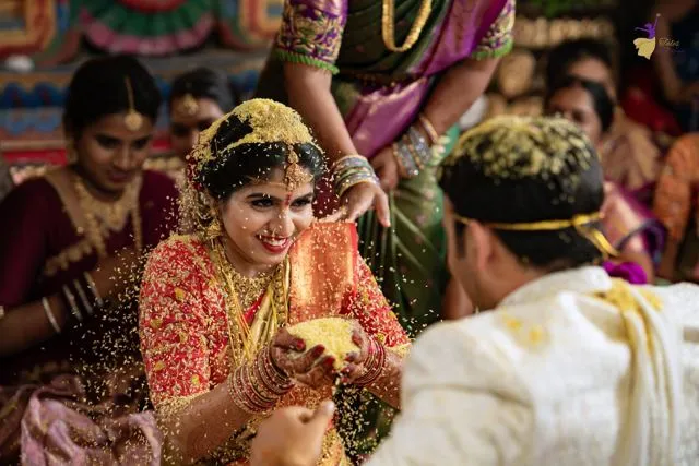Bridal moment, Telugu wedding Hyderabad
